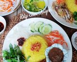 Hình bước làm 7 của món Cơm gà xé trộn