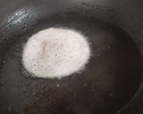 A picture of step 9 of Kharpudi Puri or Pudi stuffed with sweet fragrant besan.