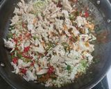 A picture of step 5 of Schezwan sauce noodles.