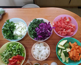 Foto del paso 2 de la receta: Sopa de verduras multicolor