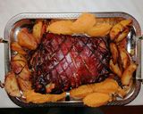 Fokhagymás bőrös malacsült recept fázis 5 fotója
