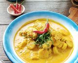 Gambar langkah 5 resipi Ayam Masak Lemak Cili Api dengan Rebung.