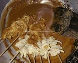 Foto langkah ke 7 dari resep Sate Jamur Tiram Bumbu Kacang.
