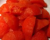 A picture of step 6 of Poached Quinces.