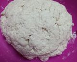 A picture of step 1 of Lazyman's Sourdough Bread.