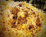 صورة لخطوة 19 من وصفة رز بحمص باللحم خطوات بالصور 🍚🍖