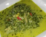 Foto langkah ke 6 dari resep Gule Daun Ubi Tumbuk (Daun Singkong).