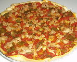Foto del paso 14 de la receta: Coca de masa brisa con tomate, pimiento y atún