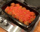 A picture of step 6 of Soya mince meatballs.