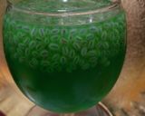 A picture of step 2 of Basil seed juice.