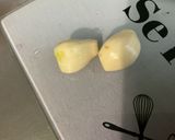 Une image de l'étape 2 de Lentilles vertes au lard, pommes fruits et carottes.