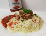 Foto del paso 6 de la receta: Arroz blanco con zanahoria y atún en thermomix