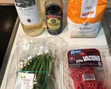 Foto del paso 1 de la receta Carne picada y judías con salsa de soja