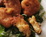 Foto del paso 8 de la receta: Buñuelos de Merluza, Langostinos y Calçot
