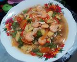 Foto langkah ke 5 dari resep Tumis udang sayur.