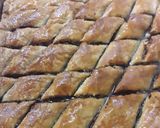 A picture of step 1 of Baklavva - Greece sweet cake.