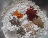 धनिया पत्ती की मसाला भाखरी (dhaniya patte ki masala bhakri recipe in hindi) रेसिपी चरण 1 फोटो
