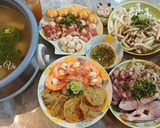 Hình bước làm 4 của món Lẩu cá thác lác chiên