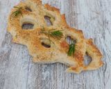 Une image de l'étape 4 de Fougasse au comté/romarin.