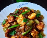 A picture of step 6 of Chilli Paneer.