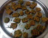 A picture of step 9 of Crispy Kothimbir Vadi.