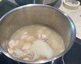 A picture of step 2 of A perfect way to rescue soggy rice! Magical accident chicken porridge 🧙♀️🪄.