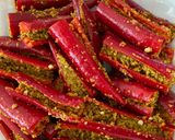 A picture of step 3 of Red chilli pickle.