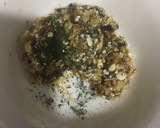 A picture of step 2 of Spinach dates balls.