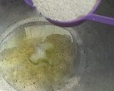 A picture of step 1 of Suji ka Sheera.