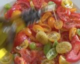 A picture of step 4 of Caprese Salad or Insalata Caprese.