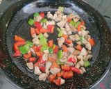 Foto del paso 2 de la receta: Fideos con conejo estofado y cocinados a mi manera, rápidos y económicos
