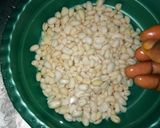 A picture of step 1 of Akara (Bean Cake) with Akamu (Pap).
