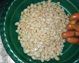 A picture of step 1 of Akara (Bean Cake) with Akamu (Pap).