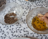 Foto del paso 4 de la receta: Brunch de ensalada de tomate y queso y revuelto de calabacín