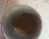 A picture of step 1 of Arabian fried rice.