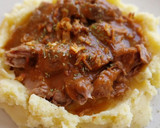 Foto del paso 14 de la receta: Carrilleras en salsa al toque de chocolate con puré