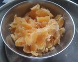 A picture of step 2 of Gur Papdi / Goud Papdi in Gujarati.