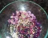 A picture of step 2 of Yam-age salad.