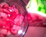 A picture of step 2 of Sig's Watermelon Salad.