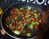 Foto langkah ke 2 dari resep Nasi Bakar Cumi Asin.