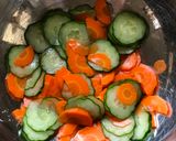 A picture of step 2 of Potato salad made with ”Tofu mayonnaise”.