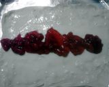 A picture of step 6 of Cherry Cream Crescent Log.