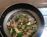 A picture of step 1 of Tiny Prawns Rice.
