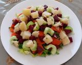 صورة لخطوة 7 من وصفة سلطة الخضار الباردة 🥦🥒🥔🥕