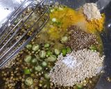A picture of step 5 of Spinach Methi leaves bhajiya.