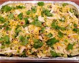 A picture of step 5 of Mike's White Green Chile Chicken Enchiladas.