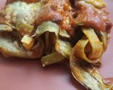 A picture of step 4 of Eggplant Roll-Ups with Tagliatelle and Meat Sauce.