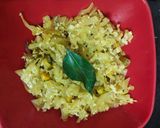 A picture of step 5 of Cabbage Palya.