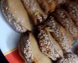 A picture of step 3 of Crispy Taco samosa bites.