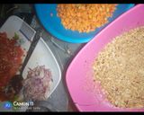 A picture of step 2 of Danbun shinkafa.